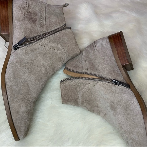 Franco Sarto Robin Suede Leather Bootie sz 10M - Picture 12 of 13